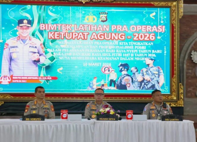 
					Tingkatkan Kemampuan dan Profesional Personel Polri, Polda Bali Gelar Bimtek Lat Pra Ops Ketupat Agung-2026
