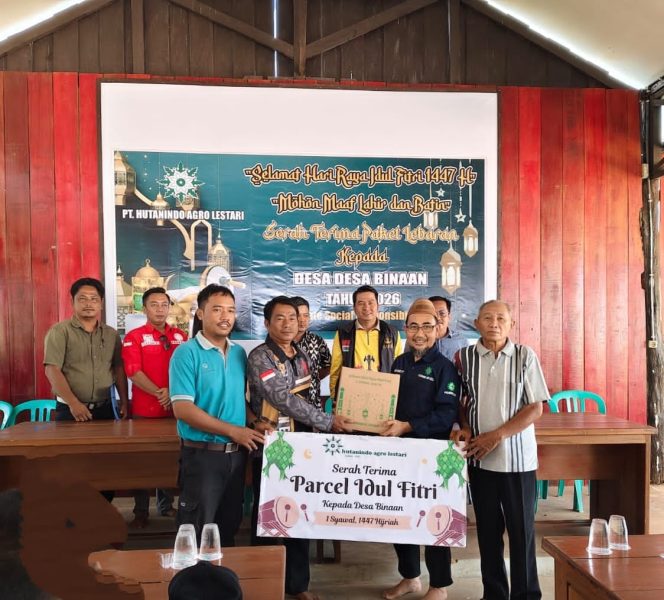 
					Manager Kebun PT. HAL Serahkan 620 Paket Lebaran Idul Fitri 1447 H/2026 M Kepada Desa-desa Binaan 