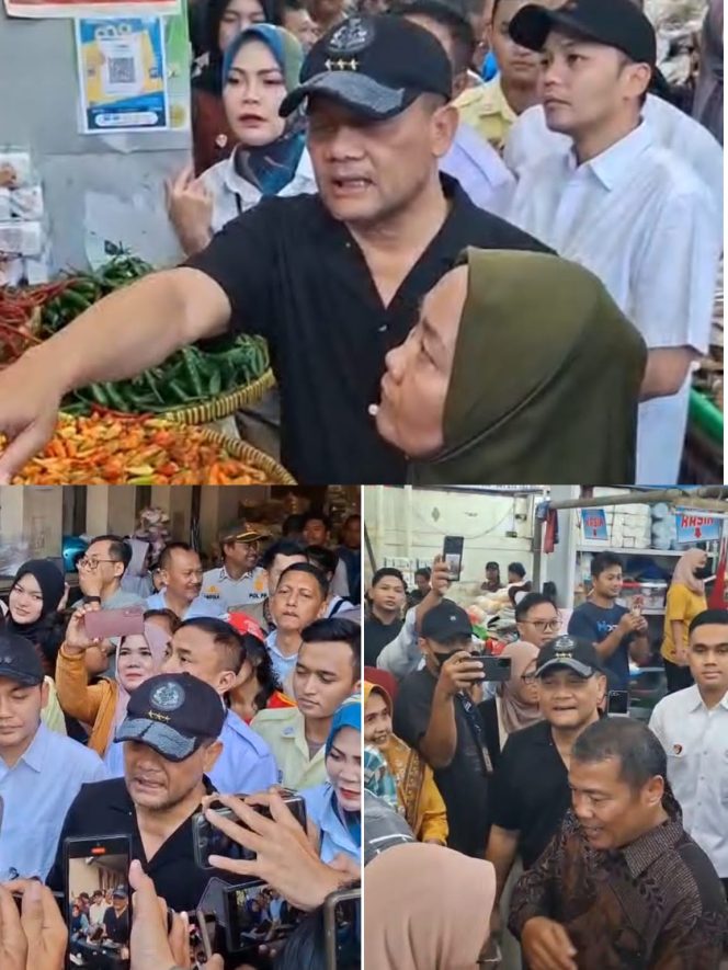 
					Pastikan Stabilitas Pangan,Gubernur Jateng Pantau Harga Kebutuhan Pokok di Pasar Gede Solo