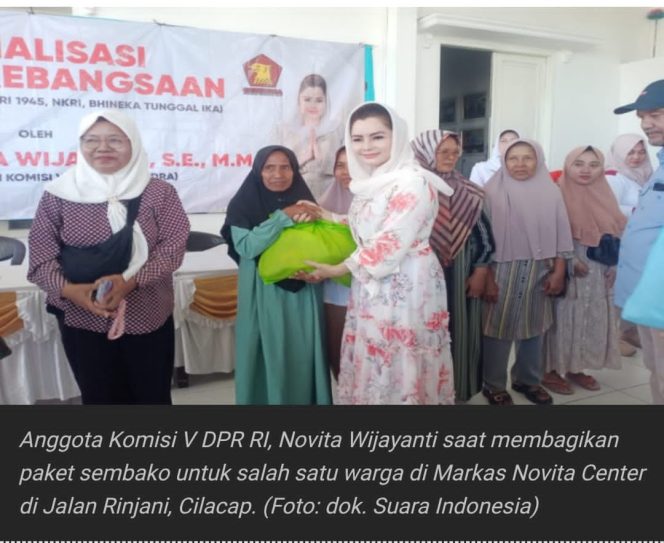 
					Tebar Kebaikan di Bulan Suci: Gerindra Cilacap dan Novita Wijayanti Borong Senyum Warga lewat 5.000 Paket Sembako