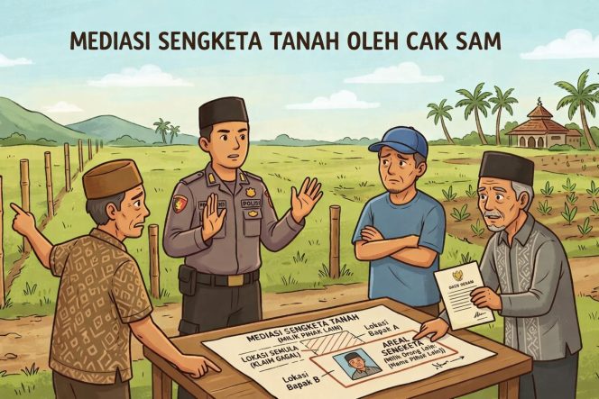 
					Beli Tanah Bermasalah, Pemilik Bengkel Mobil di Palangka Raya Curhat ke Cak Sam Polda Kalteng, Mantan Karyawan Pertamina Dan Pekerja Swasta Dibina Dan Dimediasi