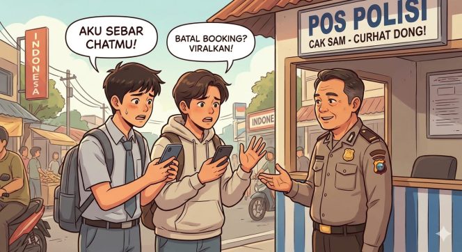 
					BO Cewek Melalui Aplikasi Hijau, Oknum Pelajar Dan Oknum Mahasiswa di Palangka Raya Diperas dan Diancam Disebarkan Chat Pribadinya Curhat ke Cak Sam Polda Kalteng