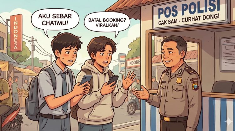 BO Cewek Melalui Aplikasi Hijau, Oknum Pelajar Dan Oknum Mahasiswa di Palangka Raya Diperas dan Diancam Disebarkan Chat Pribadinya Curhat ke Cak Sam Polda Kalteng