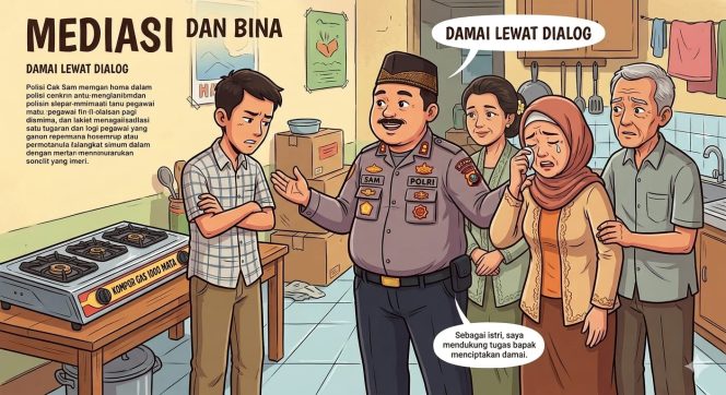 
					Gara-Gara Kompor 1000 Mata, Oknum Pegawai Rumah Sakit di Palangka Raya Tantrum Ngamuk-Ngamuk Dan Nuduh Tante Dan Omnya Pencuri Dibina Dan Dimediasi Cak Sam Polda Kalteng