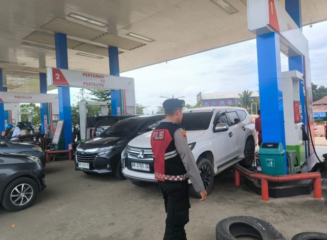 
					Cegah Gangguan Kamtibmas, Satsamapta Polres Murung Raya Intensifkan Patroli Di SPBU