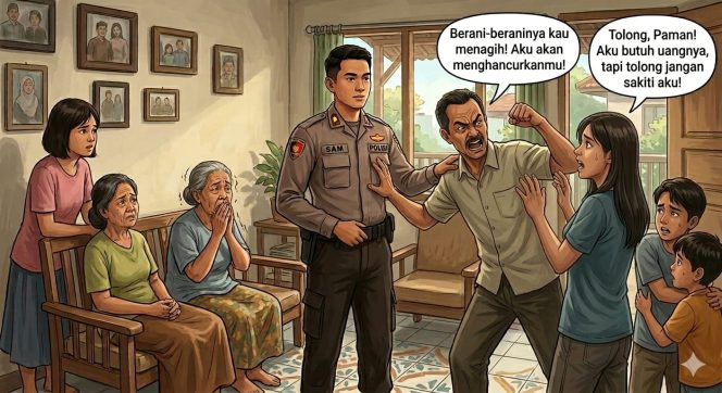 
					Diancam Kekerasan Karena Nagih Hutang Rp 6 Juta, Ibu Muda Asal Sumatera di Palangka Raya Curhat ke Cak Sam, Paman Kandung Dibina Dan Dimediasi