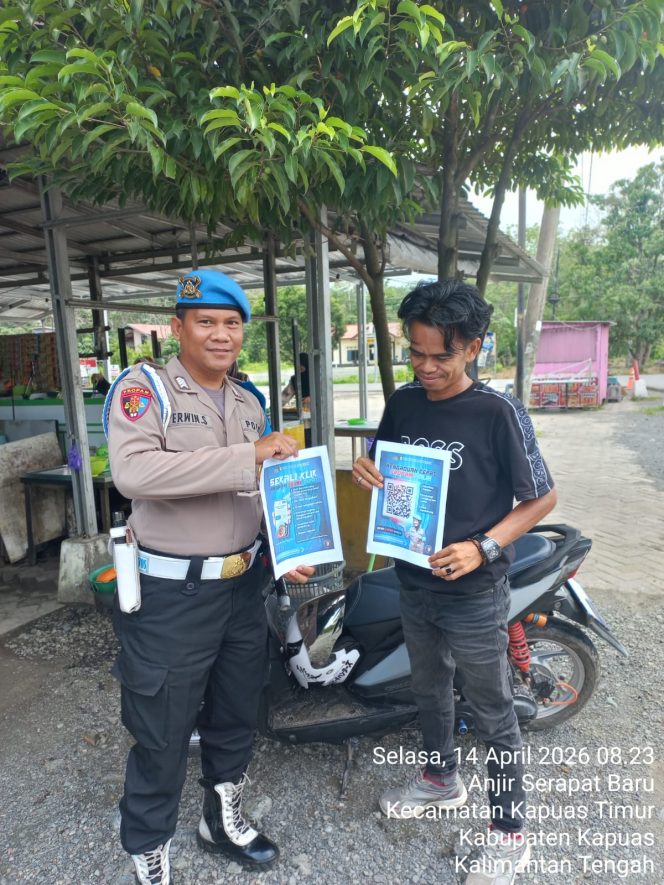 
					Propam Polsek Kapuas Timur Sosialisasikan Layanan Dumas Online Propam Polri