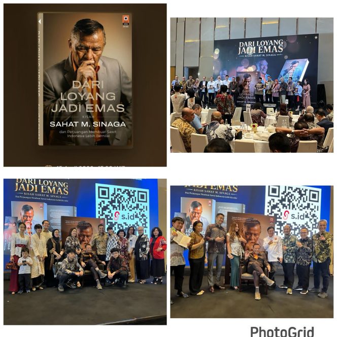 
					Sahat M Sinaga Launching Buku Dari Loyang Jadi Emas