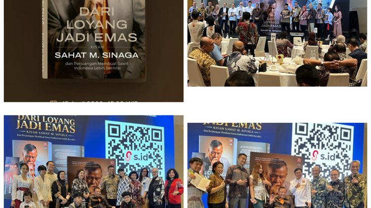 Sahat M Sinaga Launching Buku Dari Loyang Jadi Emas