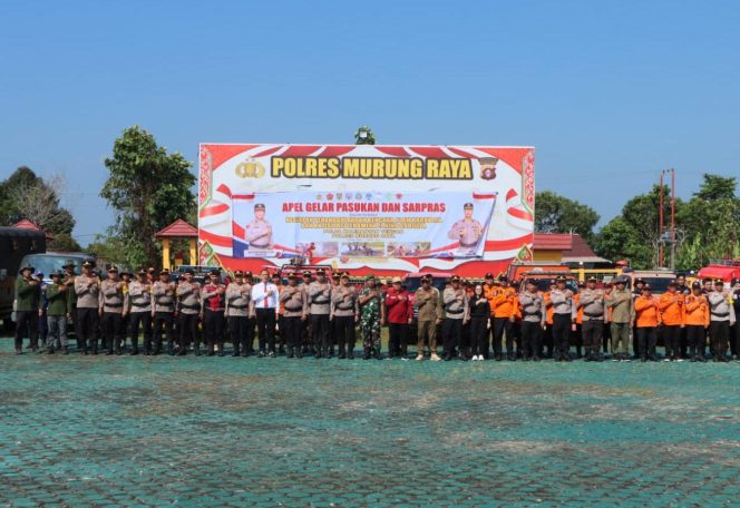 
					Polres Murung Raya Gelar Apel Pasukan dan Sarpras Kesiapan Penanggulangan Penomena El Nino Godzilla
