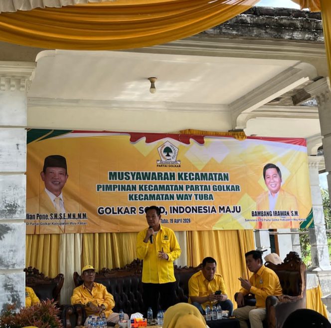 
					Perkuat Basis Kader, Partai Golkar Kecamatan Way Tuba Konsolidasi Melalui Muscam dan GELAM