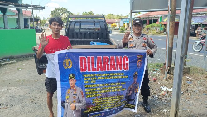
					Cegah Perusakan Ekosistem Perairan, Polsek Kapuas Timur Sosialisasikan Bahaya Illegal Fishing untuk Keberlanjutan