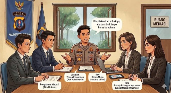 
					Dihina Dan Dicemarkan Nama Baiknya di Medsos, Dosen Muda di Palangka Raya Curhat ke Cak Sam Polda Kalteng, Oknum Selebgram Dibina Dan Dimediasi di Depan 2 Pengacaranya