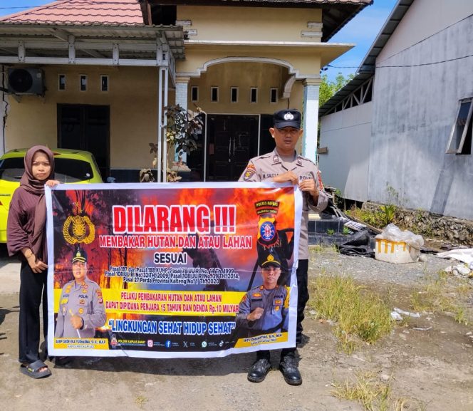 
					“Cegah Karhutla” Polsek Kapuas Timur Rutin Sosialisasi dan Imbau Masyarakat Tidak Membakar Hutan dan Lahan