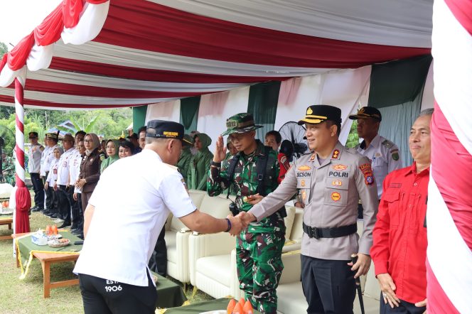 
					Kapolres Barsel Hadiri Upacara Pembukaan TNI Manunggal Membangun Desa ke-128 T.A 2026 di Bipak Kali