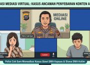 Selama 2 Tahun Diancam Disebarkan Video Syurnya, Siswi SMA di Kapuas Curhat Virtual ke Cak Sam Polda Kalteng, Oknum Siswa SMA di Kotim Dibina Dan Dimediasi Bersama Polsek Sungai Sampit
