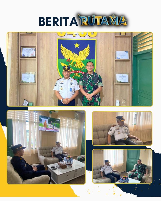 
					Perkenalan dan Perkuat Sinergitas, Karutan Manna Silaturahmi Ke Kodim 0408/Bengkulu Selatan-Kaur