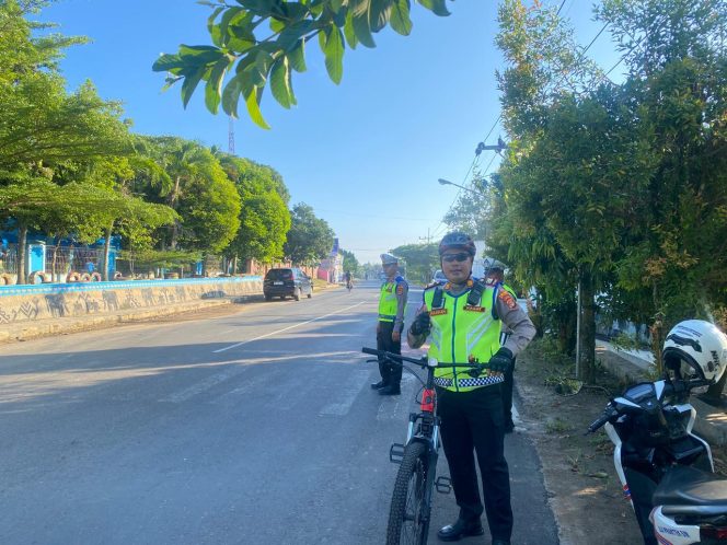 
					Prioritaskan Keselamatan, Kasatlantas Polres Way Kanan Ajak Masyarakat Tertib Berlalu Lintas