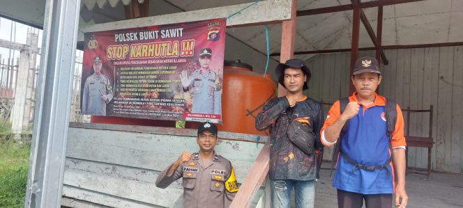 
					Polres Barito Utara Ajak Warga Aktif Cegah Karhutla Melalui Sosialisasi di Desa Trahean