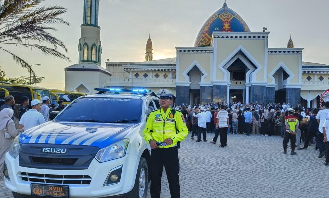
					Satlantas Polres Murung Raya Kawal Pemberangkatan Jamaah Haji 2026