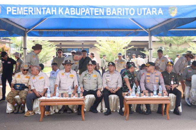 
					Sinergi Polres Barito Utara dan Forkopimda Sukseskan Pelepasan Kalimantan Tribute
