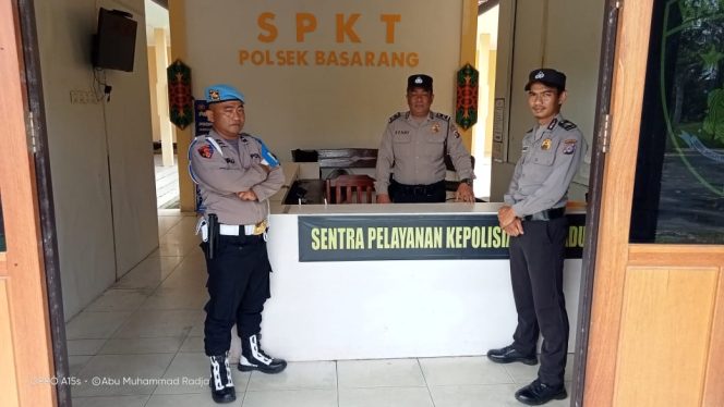 
					Tingkatkan Kewaspadaan Personil Polsek Basarang Giat Siaga Mako