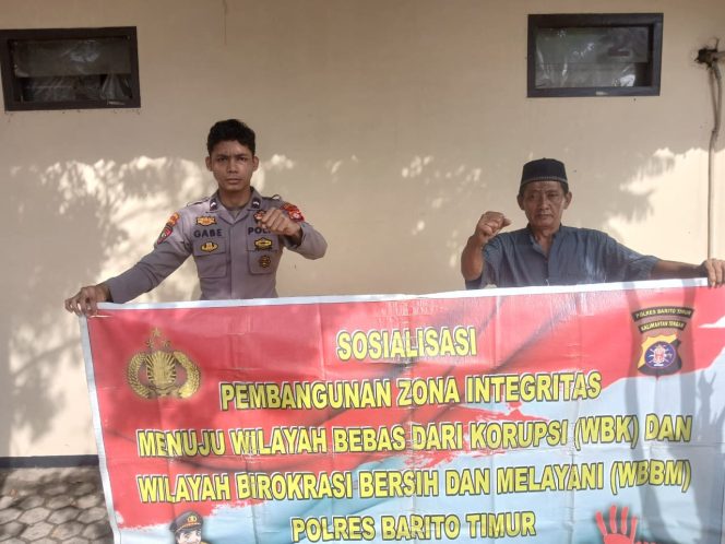 
					**Polsek Benua Lima Sosialisasikan Zona Integritas, Edukasi Masyarakat Stop Korupsi**