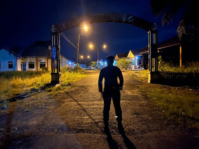 
					Satsamapta Polres Bartim Patroli Mako Sasar Asrama Polres