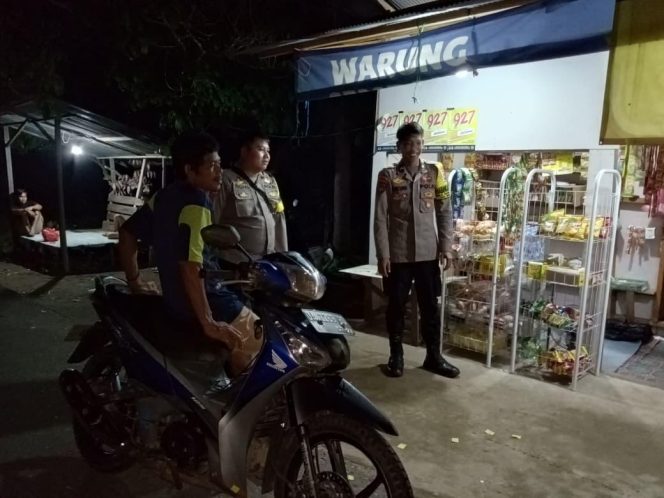 
					Patroli Warung Warga, Polsek Benua Lima Pastikan Situasi Aman Kondusif