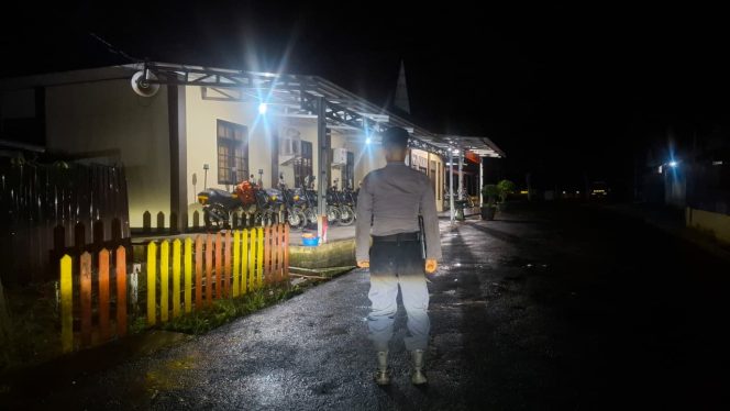 
					Satsamapta Polres Bartim Patroli Mako Cek Parkir Ranmor Dinas