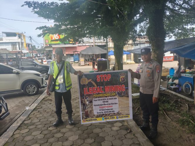 
					Jaga Kelestarian Alam Gunung Mas, Polsek Kurun Gencarkan Sosialisasi Illegal Mining
