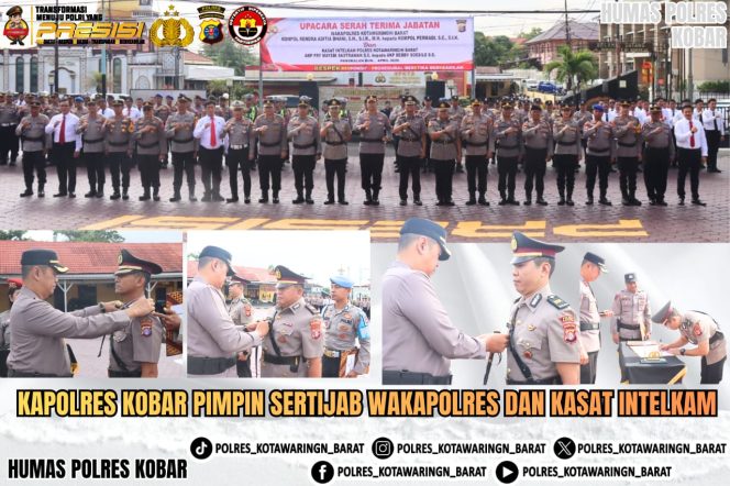 
					Wujud Kehadiran Polri Untuk Masyarakat, Personel Polres Kobar Aktif Lakukan Gatur Pagi