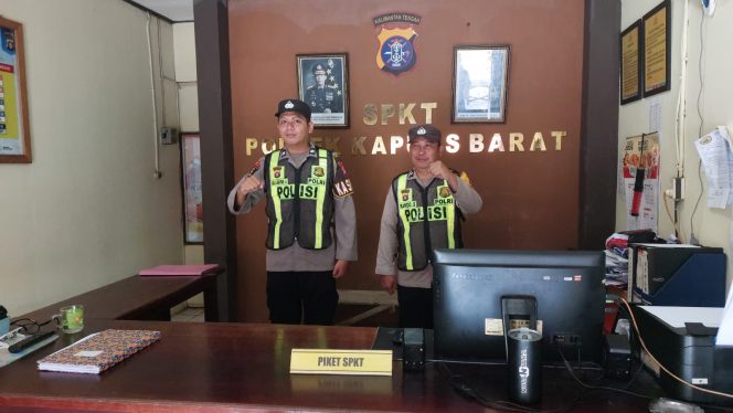 
					Siap Siaga Mako Polsek Kapuas Barat Antisipasi Gangguan Kamtibmas