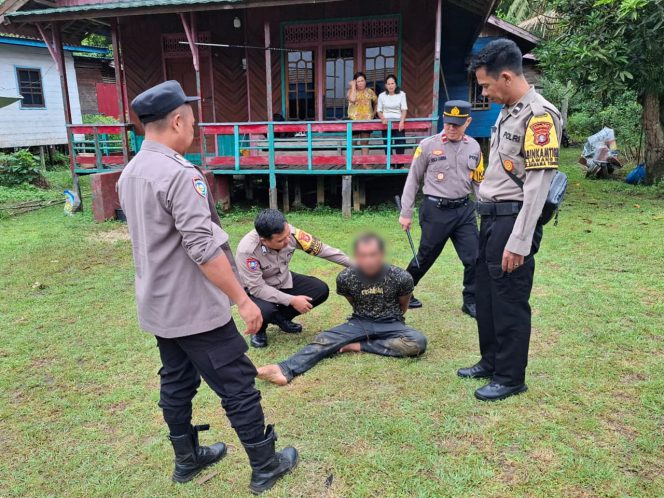 
					Polsek Banama Tingang Amankan dan Dampingi Evakuasi Warga ODGJ ke RSJ Kalawa Atei