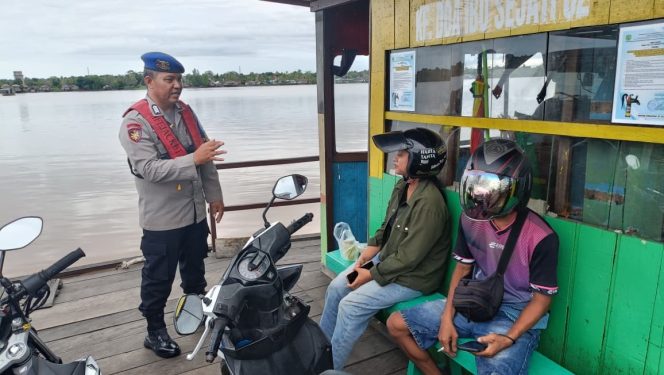 
					Jaga Ekosistem DAS Kahayan, Satpolairud Polres Pulang Pisau Gencarkan Patroli Dialogis