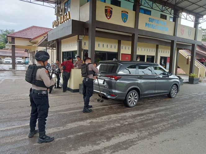 
					**Perketat Pengamanan Mako, Satsamapta Polres Bartim Laksanakan Sterilisasi Ranmor R4 dan R2 Cegah Gangguan Keamanan**