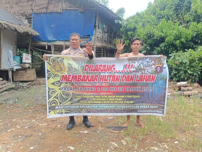 
					**Cegah Bencana Sejak Dini, Polsek Patangkep Tutui Gencarkan Sosialisasi Karhutla ke Warga Desa Bentot**