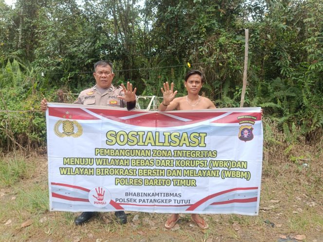 
					**Bangun Kepercayaan Publik, Polsek Patangkep Tutui Dekatkan Warga Lewat Sosialisasi Zona Integritas**