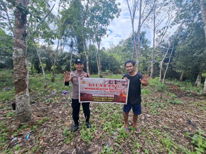 
					**Cegah Api Sebelum Membesar, Polsek Benua Lima Gencarkan Sosialisasi Karhutla hingga ke Permukiman Warga**