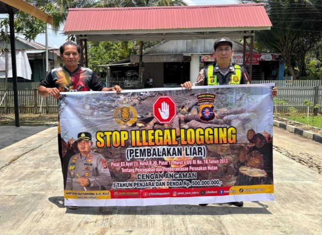 
					Cegah Kerusakan Hutan Sejak Dini, Polisi Turun Langsung Sosialisasikan Bahaya Illegal Logging