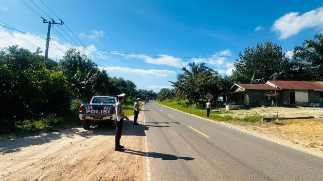 
					SATLANTAS POLRES SERUYAN PATROLI DAERAH RAWAN KECELAKAAN DAN PELANGGARAN LALU LINTAS DI JALAN JENDERAL SUDIRMAN