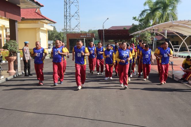 
					Jaga Stamina dan Performa, Personel Polres Pulang Pisau Jalani Tes Kesamaptaan Jasmani Semester I 2026
