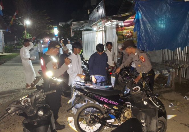 
					Polsek Kahayan Kuala Sisir Kawasan Bahaur Hilir, Tekan Potensi Kejahatan Jalanan dan Knalpot Brong