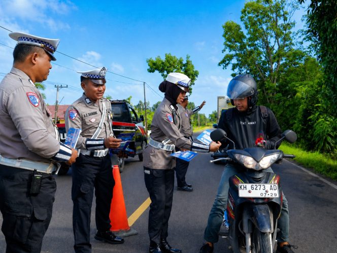 
					Satlantas Polres Pulang Pisau Masifkan Edukasi Keselamatan Berlalulintas kepada Pengguna Jalan