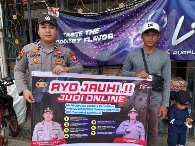 
					Wujudkan Masyarakat Produktif, Polsek Rungan Ajak Warga Perangi Narkoba dan Judi