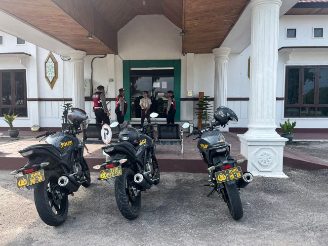 
					Jaga Kamtibmas, Sat Samapta Polres Sukamara Sambangi Kantor Perbankan