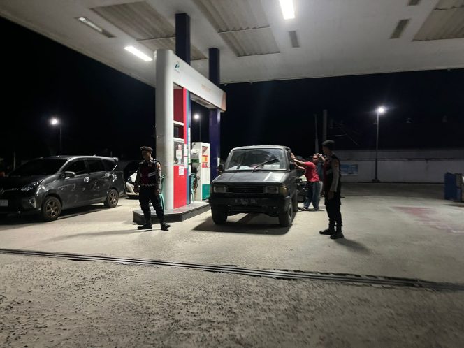 
					Antisipasi Tindak Kriminalitas, Sat Samapta Polres Sukamara Patroli di SPBU
