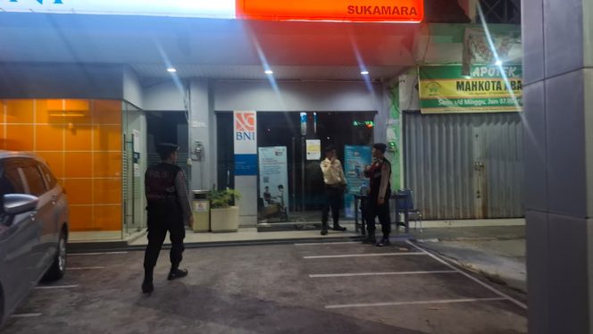 
					Antisipasi Gangguan, Sat Samapta Polres Sukamara Patroli Perbankan