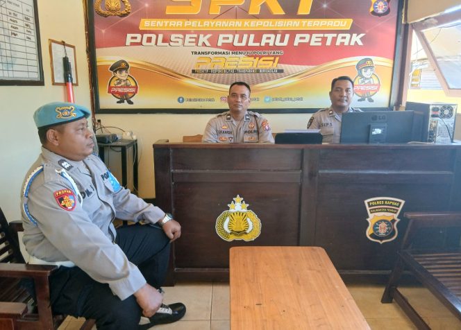
					POLSEK PULAU PETAK LAKSANAKAN SIAGA MAKO PAGI