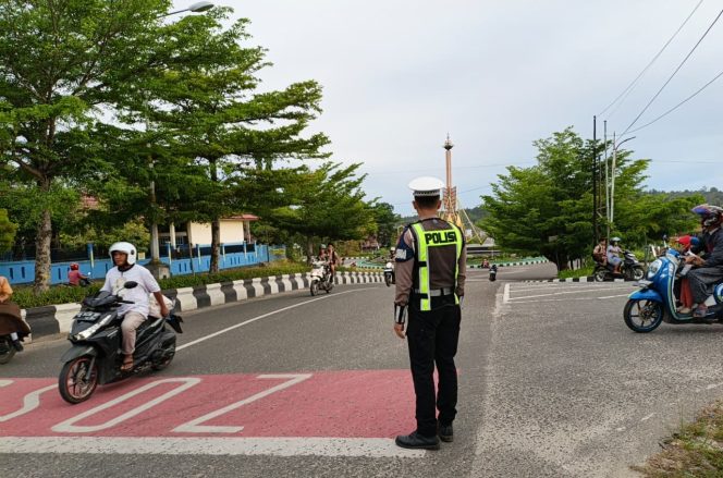
					Wujudkan Kamseltibcarlantas, Satlantas Polres Gumas Intensifkan Plotting di Titik Rawan Laka